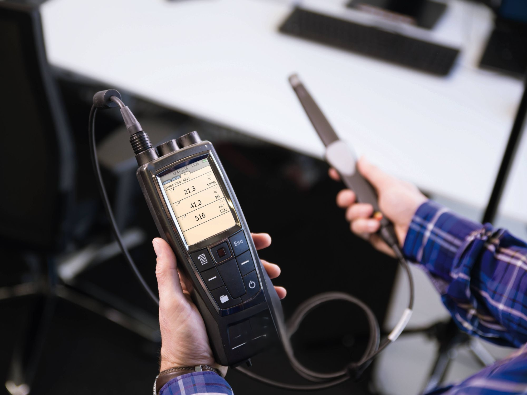 Indoor air quality testing